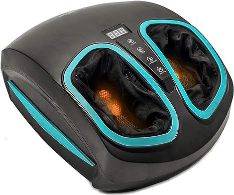 InvoSpa Shiatsu Foot Massager Machine with Heat - Electric Deep Kneading Heated Foot Massage - Sp... | Amazon (US)