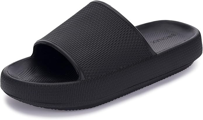 BRONAX Pillow Slippers for Women and Men | House Slides Shower Sandals | Cushioned Thick Sole | Amazon (US)