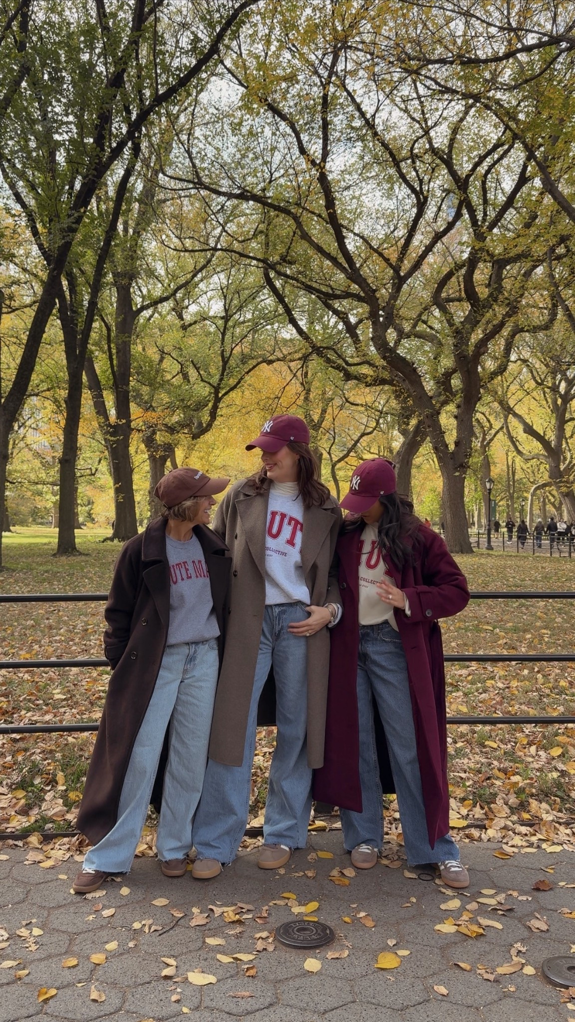 Linking our looks here! We’re all wearing the same low rise jeans from Abercrombie, but in different lengths and washes. Kirsten is wearing the tall length and my mom and I are wearing the short to be able to wear with sneakers. 
Also, DM me if you want a haute mama sweatshirt! 
#lowrisejeans 

#LTKOver40 #LTKPetite #LTKStyleTip