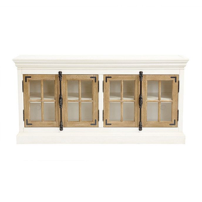 Salerno Glass Door Console | Ballard Designs, Inc.