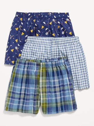 3-Pack Soft-Washed Boxer Shorts -- 3.5-inch inseam | Old Navy (CA)