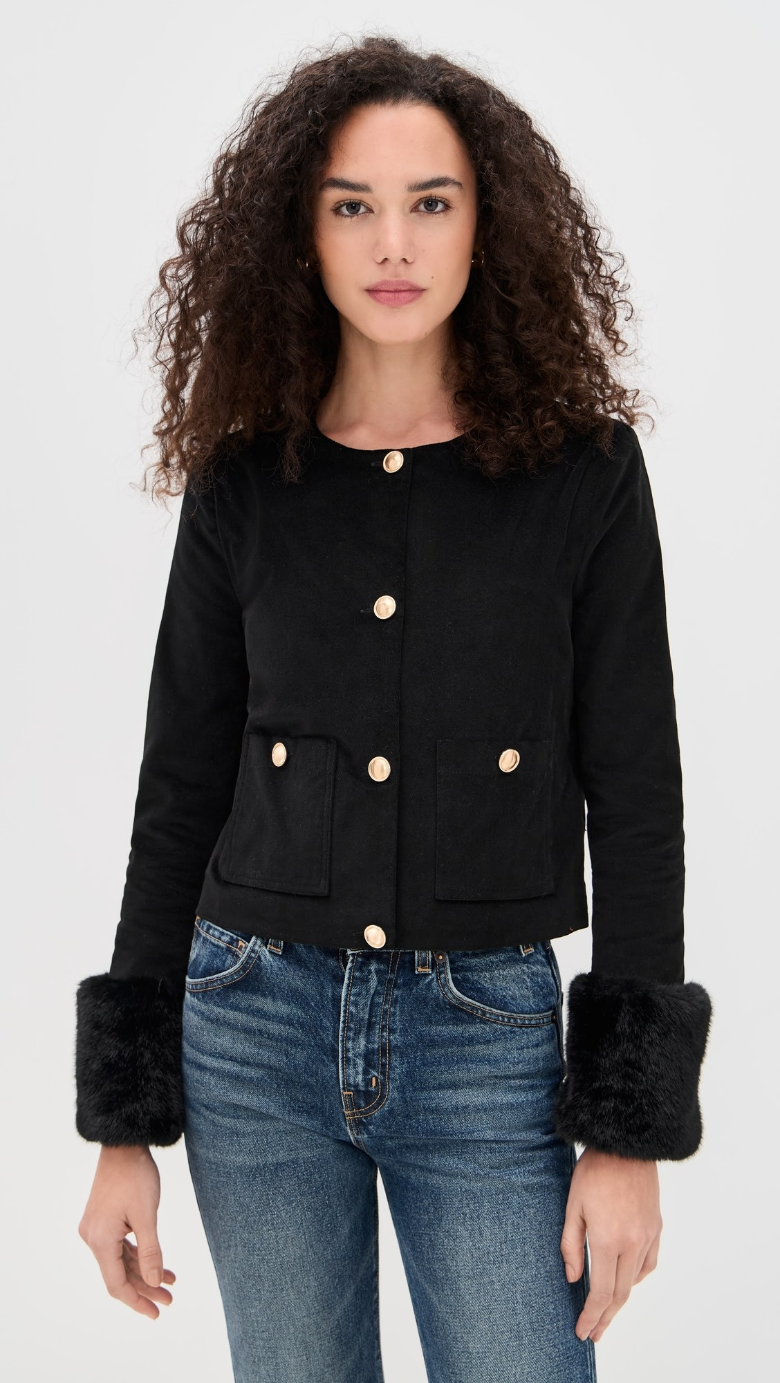 Fur Trim Jacket | Shopbop