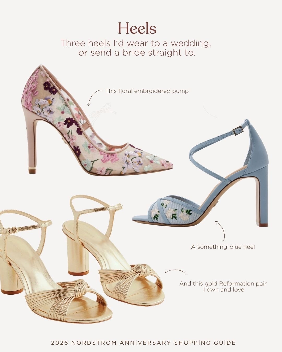 Heels for a wedding guest or bride on sale as part of the Nordstrom Anniversary Sale.

#LTKSaleAlert #LTKWedding