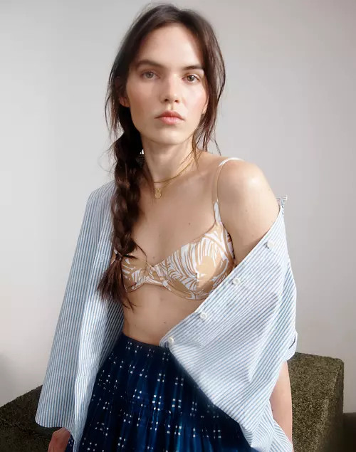 Courier Pintuck-Back Shirt in Stripe | Madewell