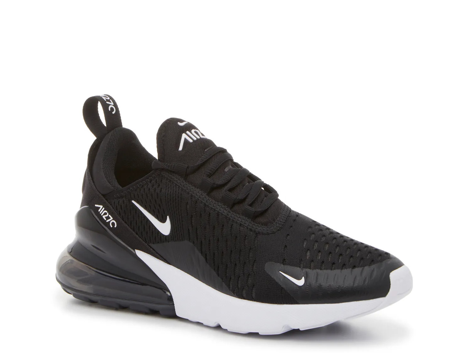 Nike Air Max 270 Sneaker | Women's | Black/White | Size 7.5 | Sneakers | DSW