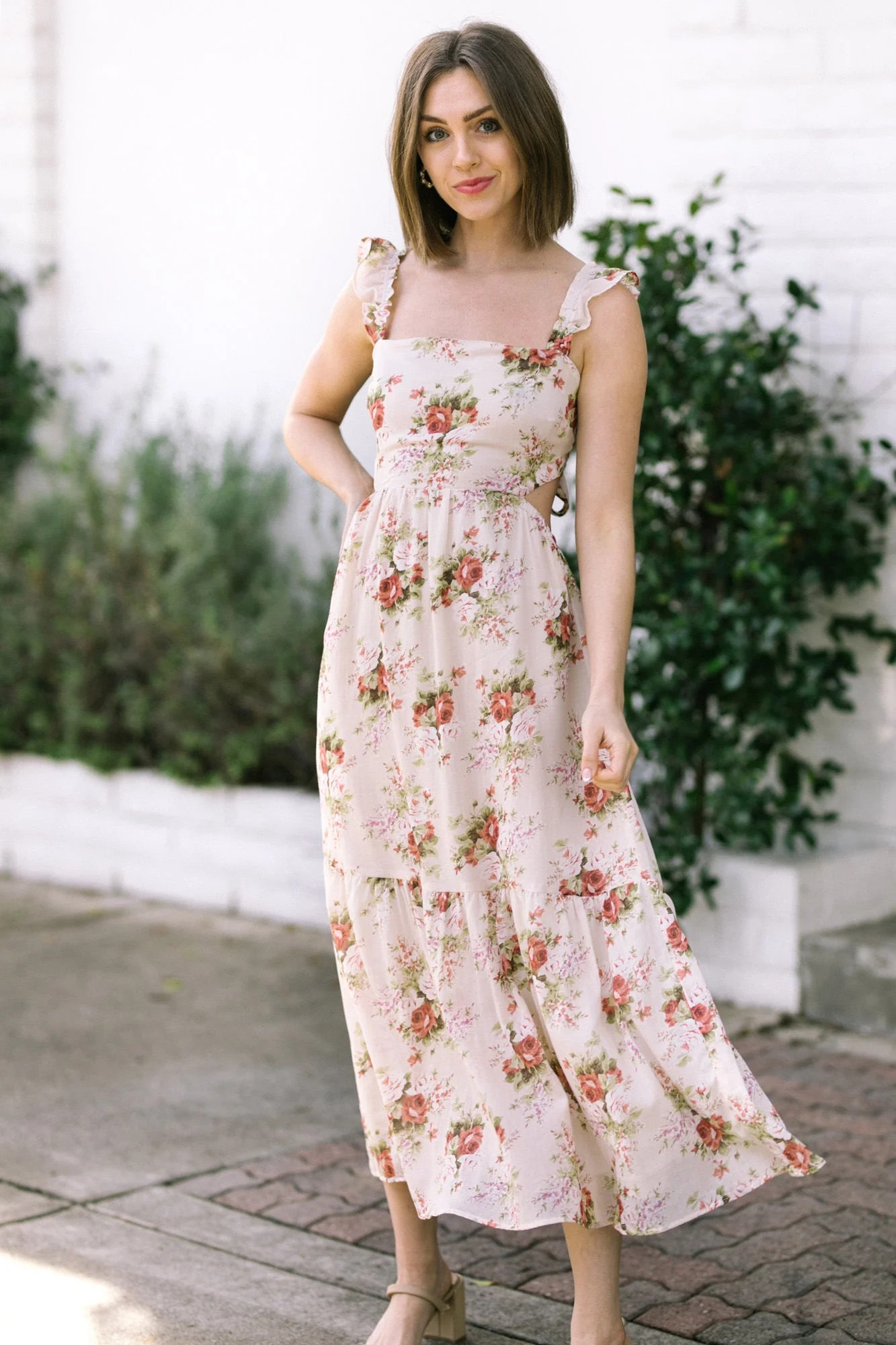 Elvira Tie Back Dress | Morning Lavender