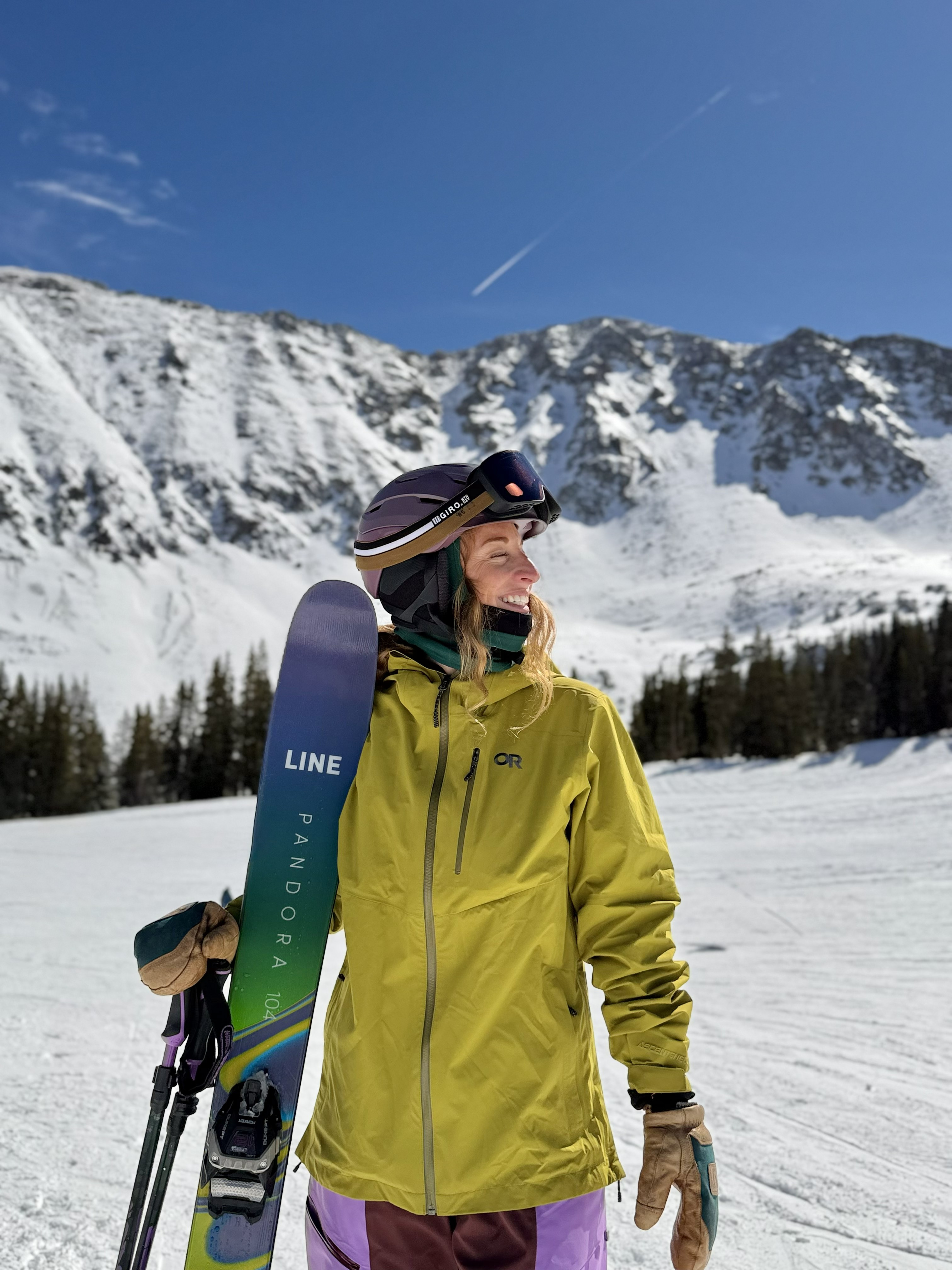 Fresh powder, and my favorite ski layer. Living in this OR jacket, lavender seniq pants all season long! 

 #LTKSeasonal #LTKActive #LTKTravel