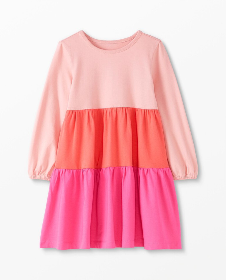 Colorblock Twirl Power Dress | Hanna Andersson