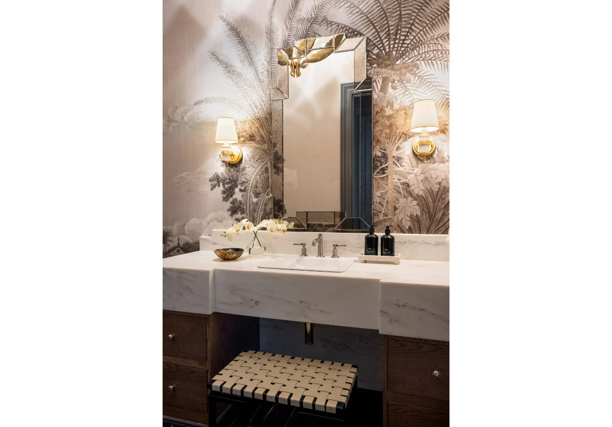 PETITE MARBLE FOOTED TRAY | Alice Lane Home Collection