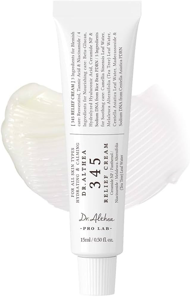 Dr.Althea 345 Relief Cream | Daily Face Moisturizer for Soothing Recovery and Blemish Care with P... | Amazon (US)