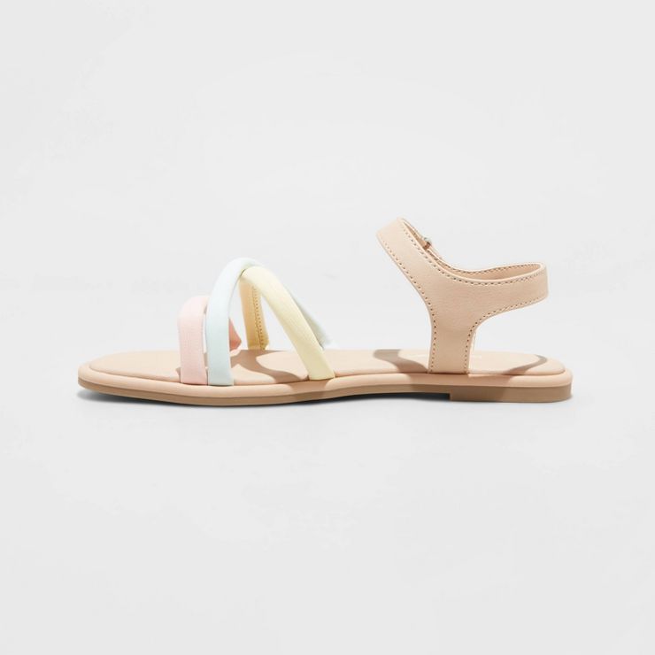 Girls' Anja Ankle Strap Sandals - Cat & Jack™ | Target