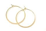 Gold hoop earrings, Simple hoop earrings, Gold filled jewelry, Minimalist hoop earrings | Amazon (US)