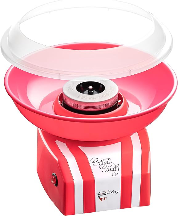 Cotton Candy Machine - Bright, Colorful Style- Makes Hard and Sugar Free Candy, Sugar Floss, Home... | Amazon (US)