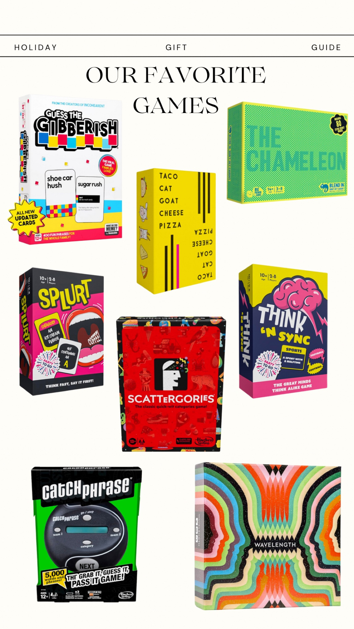 Our favorite family games! 

#LTKParties #LTKGiftGuide #LTKFamily