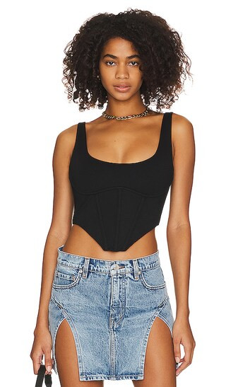 Shosanna Top in Black | Revolve Clothing (Global)