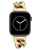 WITHit Anne Klein Fashion Chain Bracelet for Apple Watch, Secure, Adjustable, Apple Watch Replacemen | Amazon (US)