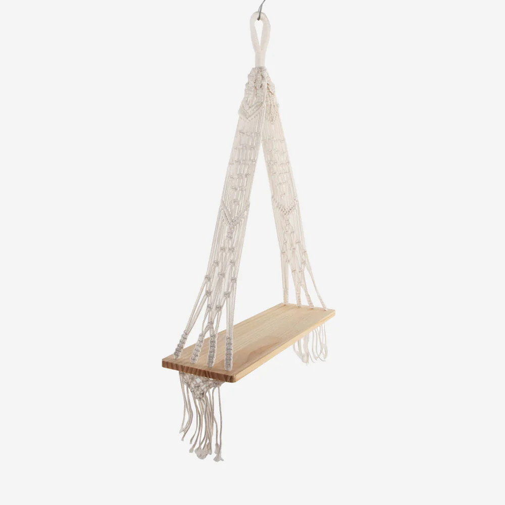 Macrame Hanging Shelf | Dormify