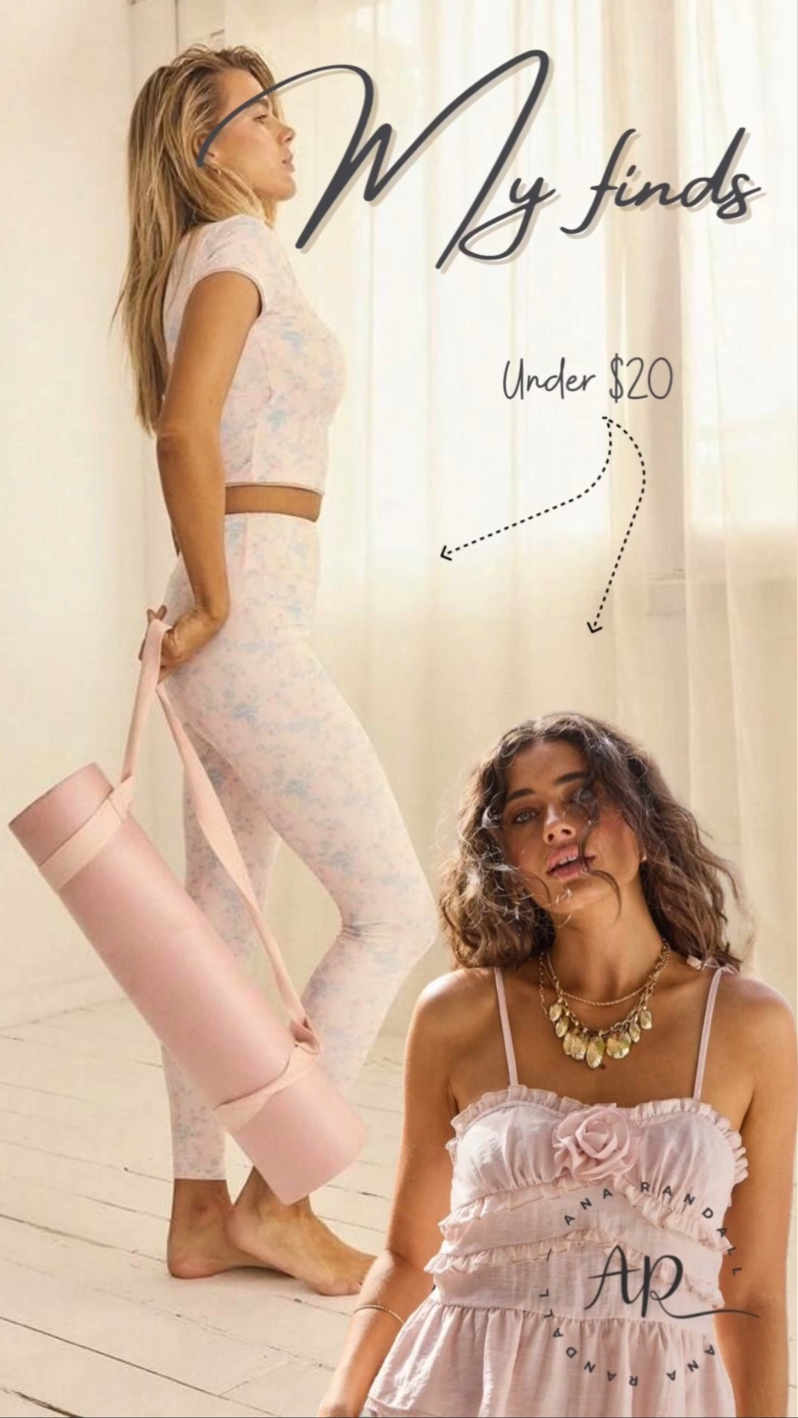 My favorite finds under $20.
Affordable activewear sets and feminine tops that look elevated without the high price tag. Comfortable, flattering, and perfect for workouts, lounging, or everyday casual looks—all budget-friendly and easy to style.

#under20finds #affordablefashion #budgetfriendly #activewearstyle #loungewearlooks #everydayfashion #fashiondeals #LTKfinds

#LTKfitnessgoals #LTKSaleAlert #LTKValentine