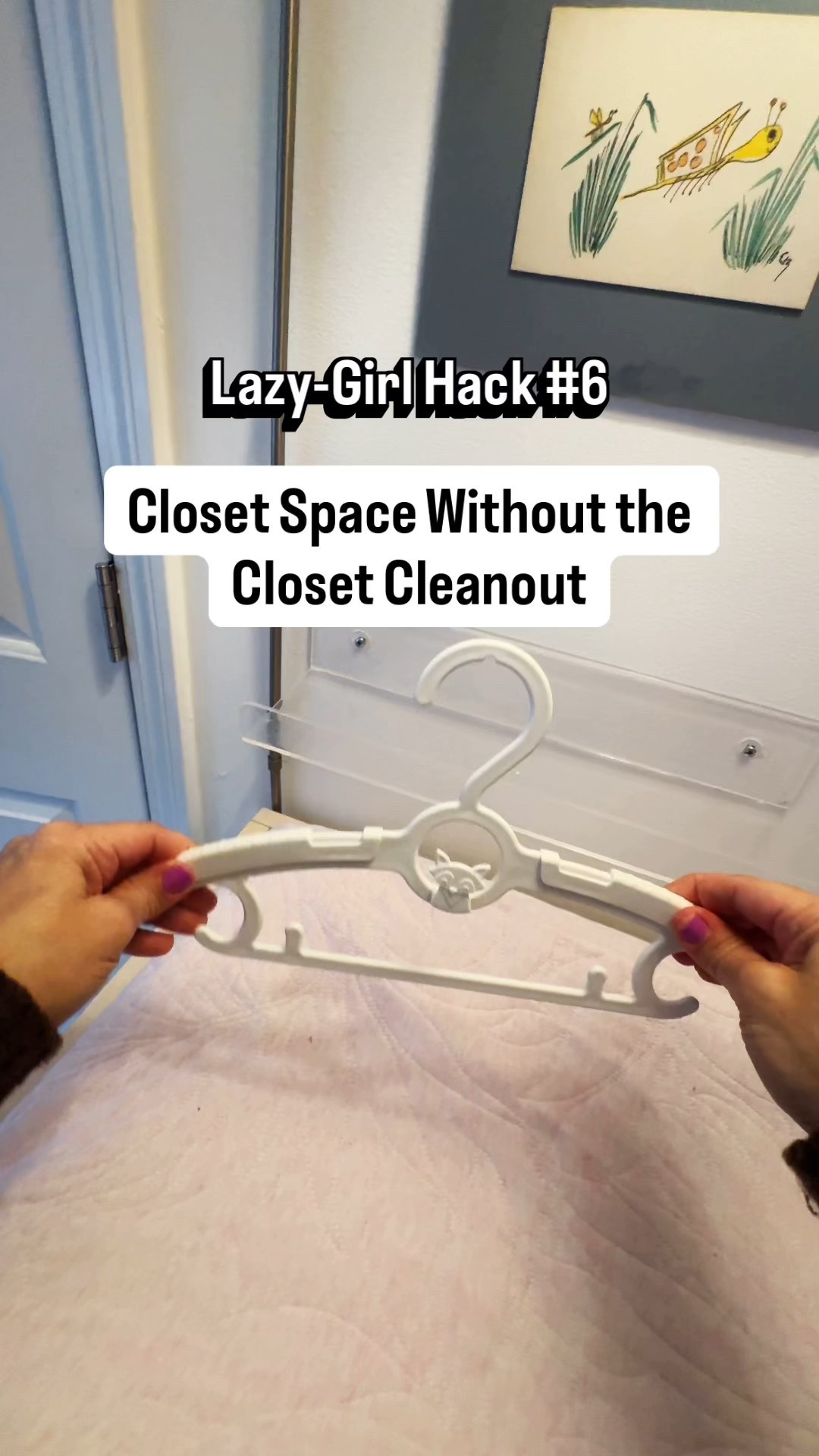 I’m giving you 25 days of lazy-girl hacks so your home feels lighter before January even starts.

Here’s your permission slip:
If you don’t have the time, energy, or capacity to declutter your closet right now… don’t.

Instead, make the space work better with smarter tools.
These adjustable hangers give you more space without touching a single pile.

You can:
– Fit 3-5 items where only one fit before
– Use one hook for multiple pieces (perfect for kids’ clothes)
– Adjustable for baby➡️ toddler ➡️ big kid 
– Stop wrestling your closet door closed every morning

You don’t need to do it all to feel more organized.

Sometimes the fix is just using what you already have better.


#LTKBaby #LTKmomlife #LTKHome