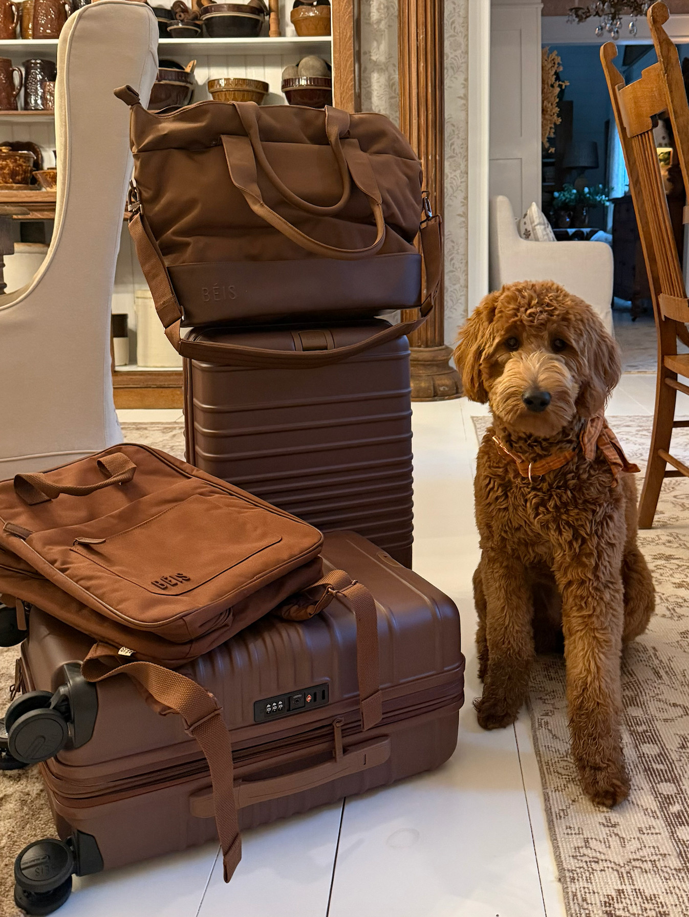 We have a trip coming up at the end of the Summer and we just got this Beis luggage set. These pieces are both beautiful and functional.  

 #LTKSeasonal #LTKTravel