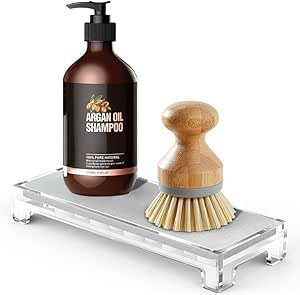 Sink Caddy, EnjoyNest Instant Dry Sink Organizer Sponge Soap Holder for Kitchen Sink Bathroom Cou... | Amazon (US)