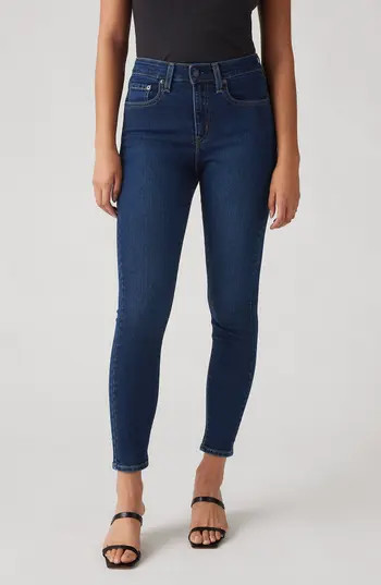 Levi's® 721 High Waist Ankle Skinny Jeans in Eternal Indigo Drk Bright at Nordstrom Rack, Size 24 30 | Nordstrom Rack