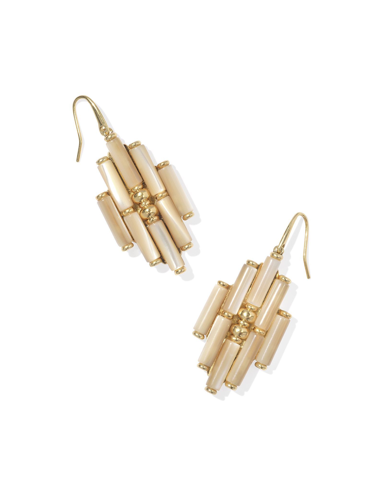 Ember Vintage Gold Drop Earrings Natural Mother-of-Pearl | Kendra Scott | Kendra Scott