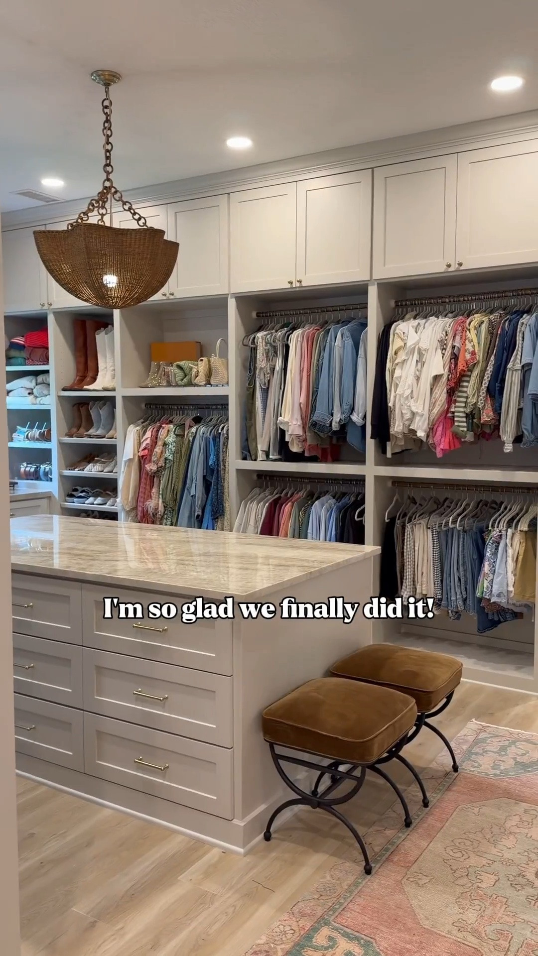 Day 10 of stretching my type B self 😂

The LAST room we touched in our home renovation… and it took us FOUR YEARS to finally get to it. 🙈

It had SO much potential, and watching this space finally come together was so satisfying. But can we talk about the organization?! 😍

I’m sharing some of my favorite organization finds from Amazon because these little things made such a difference!

One more space checked off the list! ✨