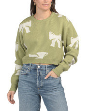 Bow Print Sweater | Juniors | Marshalls | Marshalls