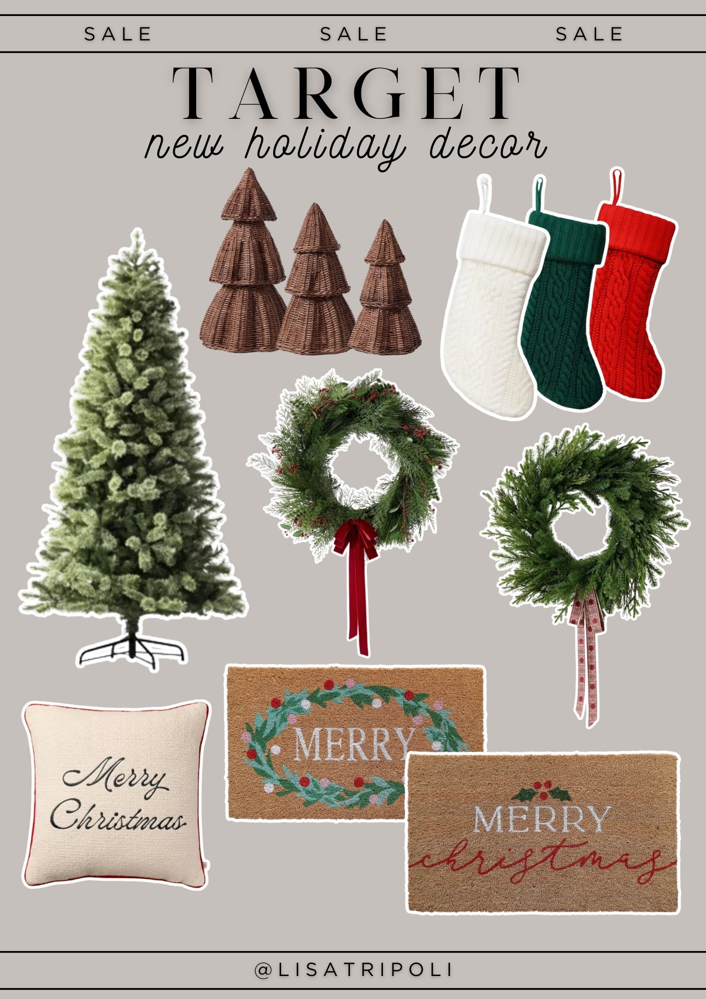 New holiday decor from TARGET
-Christmas trees
-Wreaths
-Welcome mats
-Throw pillows
-Stockings

#LTKHoliday #LTKSeasonal #LTKCyberWeek