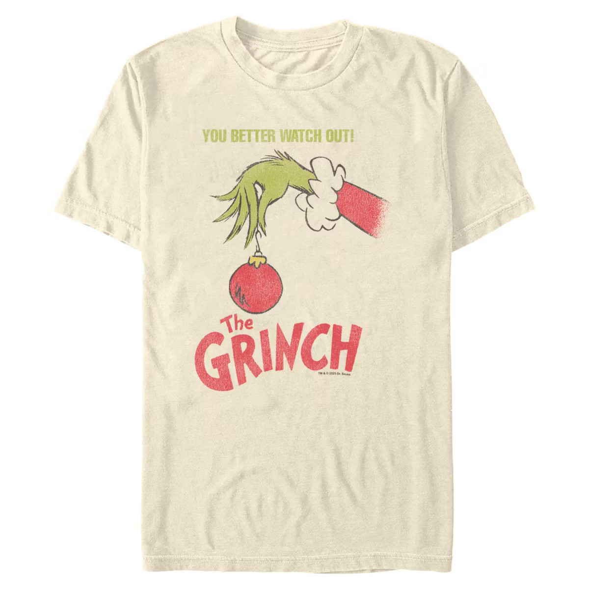 Mens The Grinch You Better Watch Out T Shirt | Target