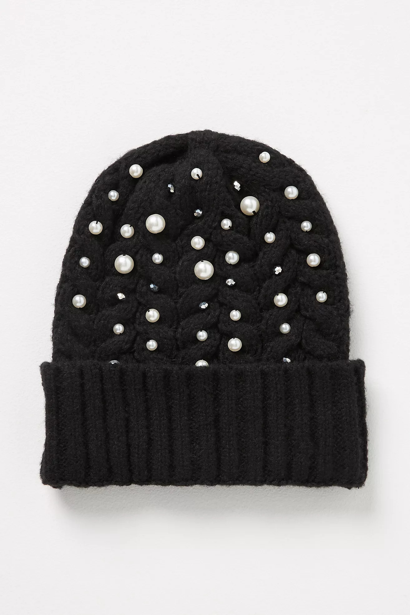By Anthropologie Pearl-Embellished Beanie | Anthropologie (US)