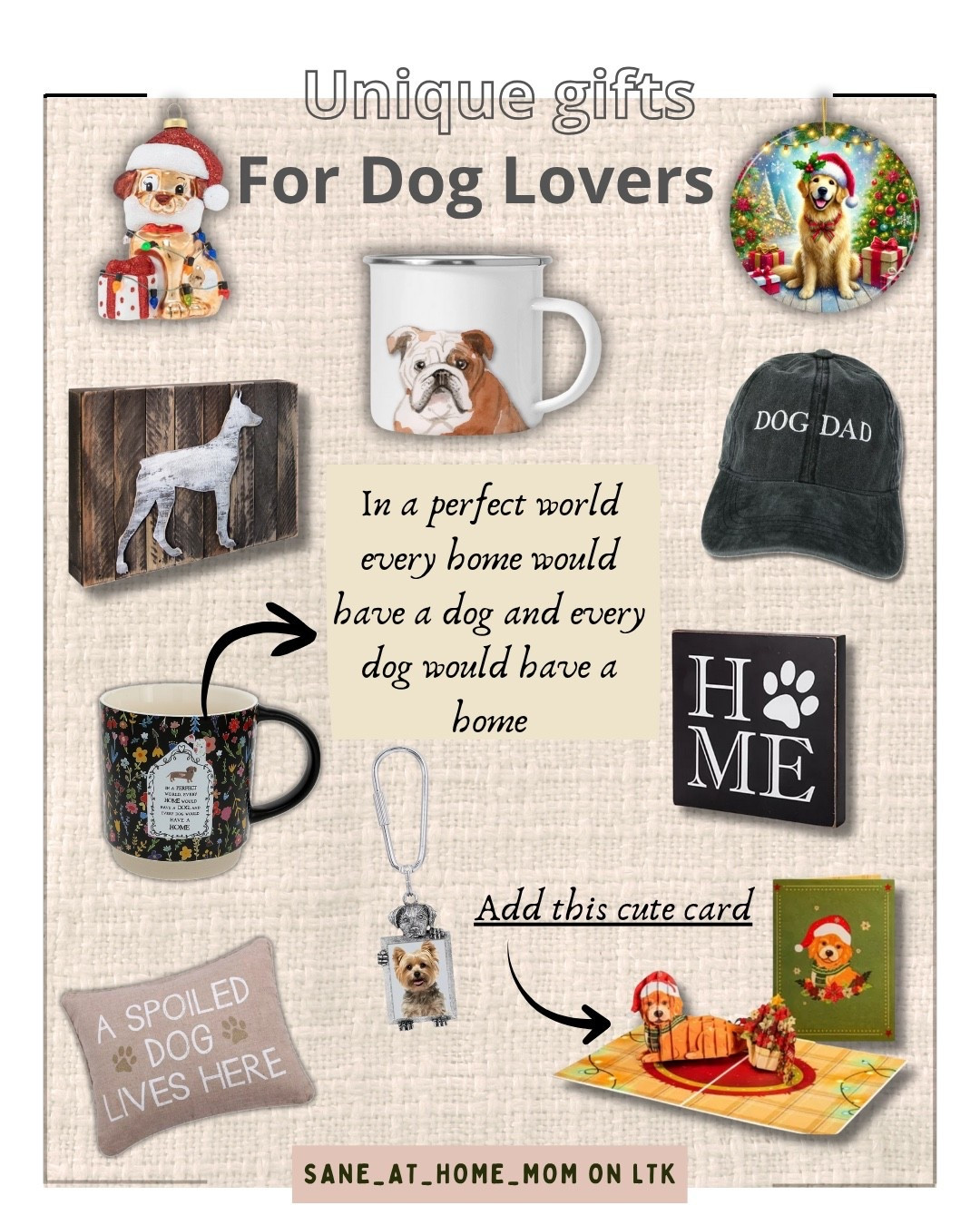 Gift Guide For A Dog Lover: Find Unique Christmas Gifts For Someone Who Adores Dogs

#giftguide #doglovers #christmaspresents #giftideas #funnygifts



#LTKHome #LTKGiftGuide #LTKSeasonal