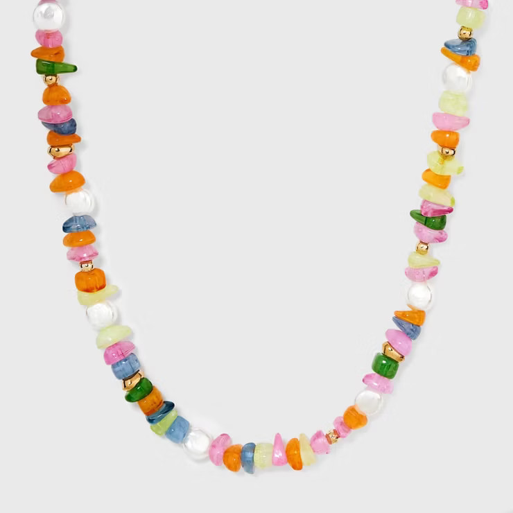 Short Beaded Necklace - A New Day™ | Target