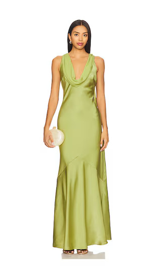 x REVOLVE Gabriella Maxi Dress in Olive | Revolve Clothing (Global)