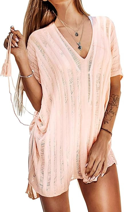 HARHAY Women's Summer Swimsuit Bikini Beach Swimwear Cover up | Amazon (US)