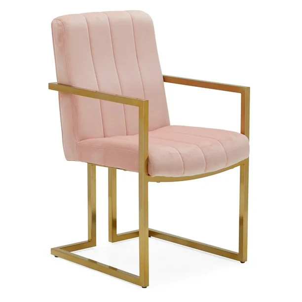 MoDRN Glam Marion Channel Tufted Office Chair, Multiple Colors | Walmart (US)