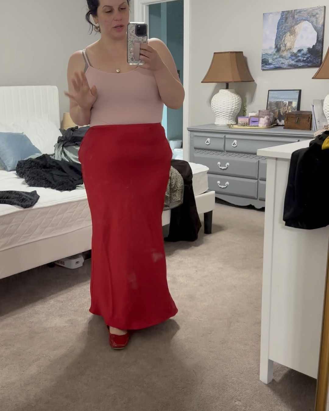 Midsize Target 🎯 Try-on! 

Wearing a medium in the maxi slip skirts, a size large in the cami (although I should have gotten a medium) and an 8.5 in the ballet pumps. So great for work outfits, date nights, wedding guest outfits, etc! 

#LTKMidsize #LTKStyleTip #LTKWorkwear