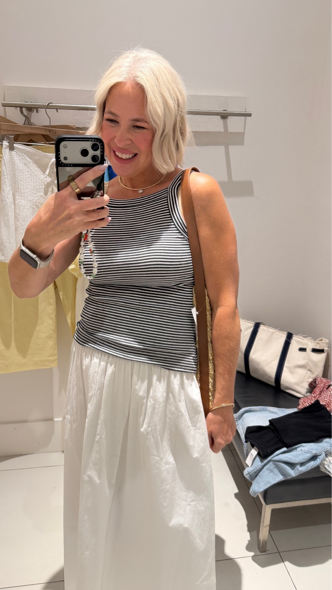 Super cute basic tank for the summer! 50% off at loft right now!!

#LTKootd #LTKSeasonal #LTKSaleAlert