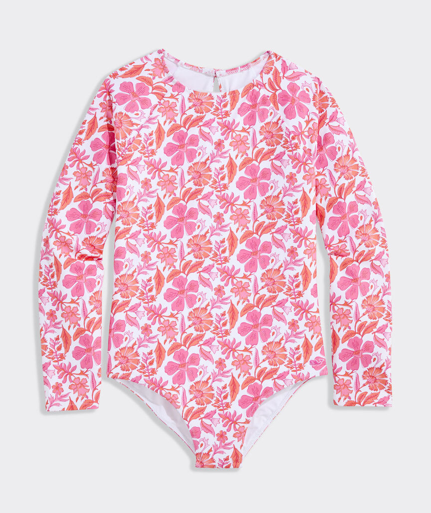 Girls' Long Sleeve One-Piece | vineyard vines