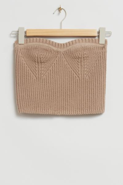 Knitted Bandeau Tube Top | H&M (UK, MY, IN, SG, PH, TW, HK)