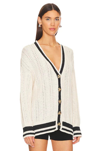 Sanctuary Sport Stripe Cardi in Eco Natural from Revolve.com | Revolve Clothing (Global)