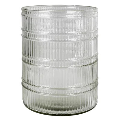 Ribbed Vase, Glass | Wayfair North America