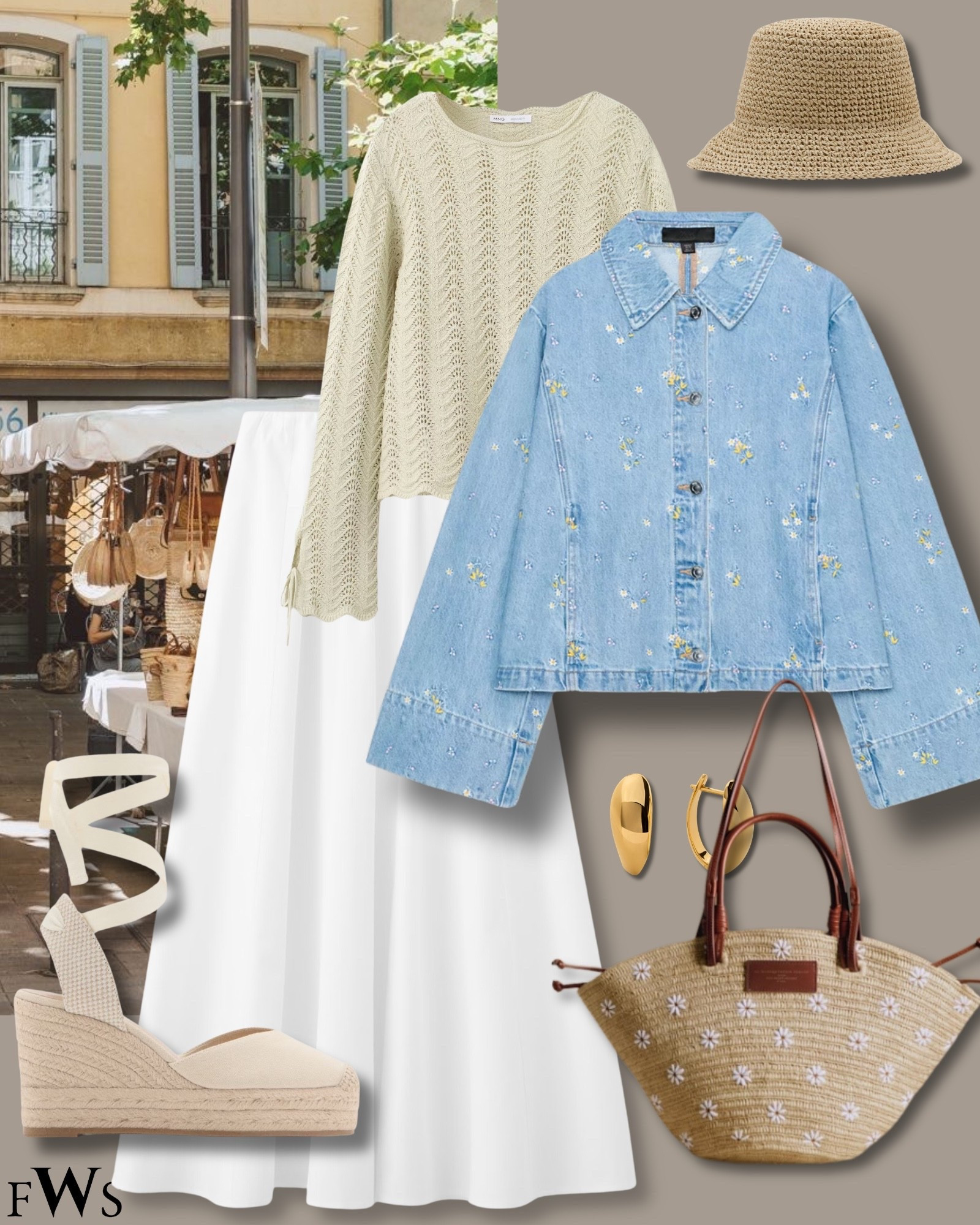 Farmers market/ marché outfit inspo 👩🏻‍🌾 🥕 🌼 ☀️ 🧺 

#LTKmidsize #LTKover50style #LTKstyletip