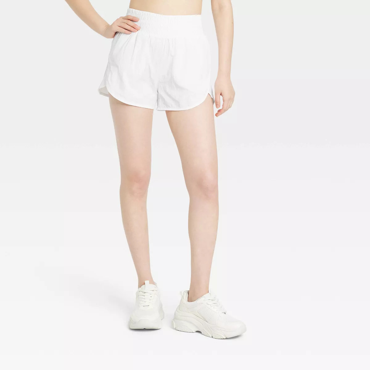 Women's High-Rise Crinkle Shorts 3" - All In Motion™ | Target