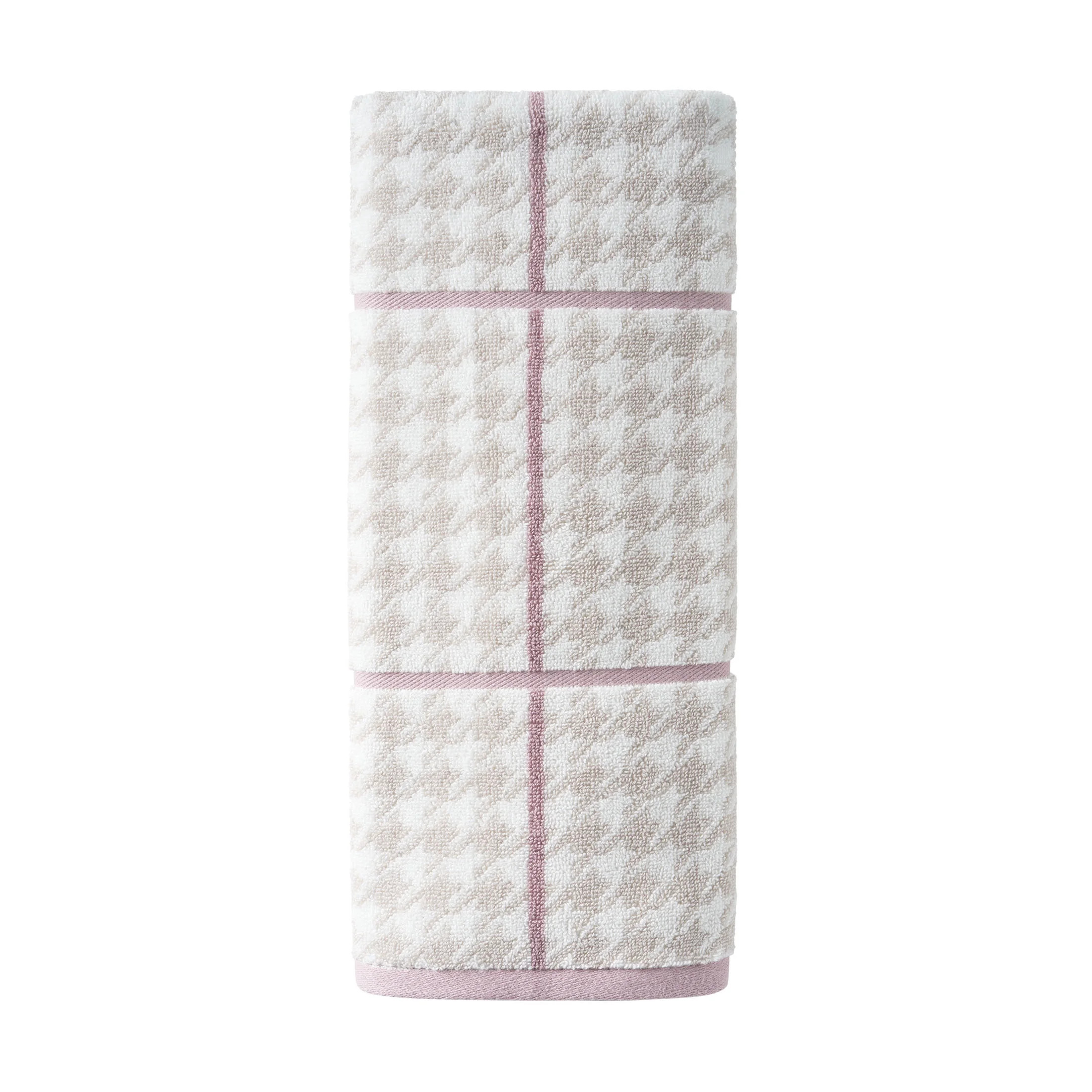 Beautiful Plaid Hand Towel, 28" x 16", Rose Pink by Drew Barrymore - Walmart.com | Walmart (US)