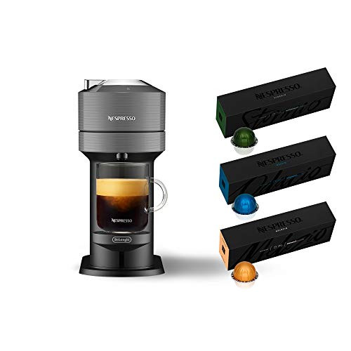Nespresso Vertuo Next Coffee and Espresso Machine by De'Longhi, Dark Grey, Compact, One Touch to Brew, Single-Serve Coffee Maker and Espresso Machine | Amazon (US)