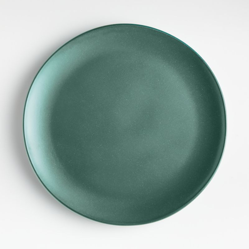 Audley Teal Bamboo and Melamine Dinner Plate + Reviews | Crate and Barrel | Crate & Barrel