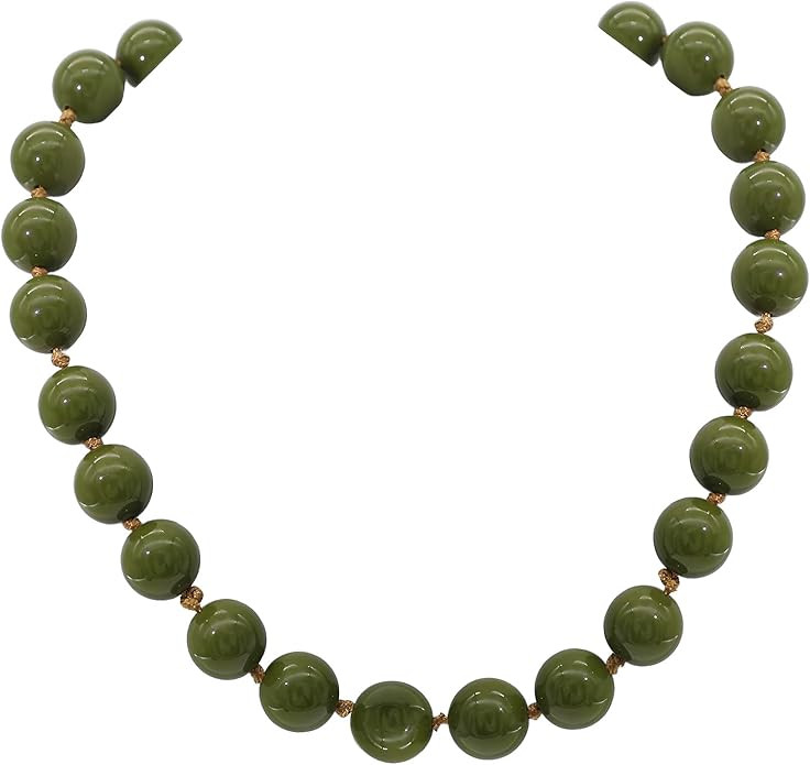 Chunky Big Beaded Necklace for Women Adjustable Large Colored Beads Choker Necklaces Boho Round B... | Amazon (US)