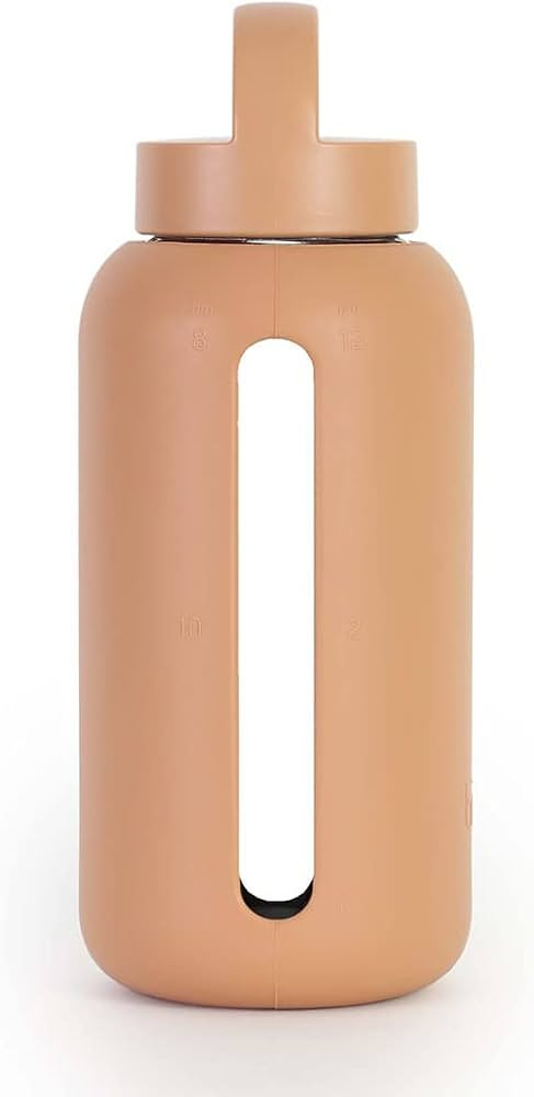 Bink - Day Bottle - 800ml (27oz) - Hydration Tracking Bottle - Glass Water Bottle - Wide Drinking... | Amazon (US)